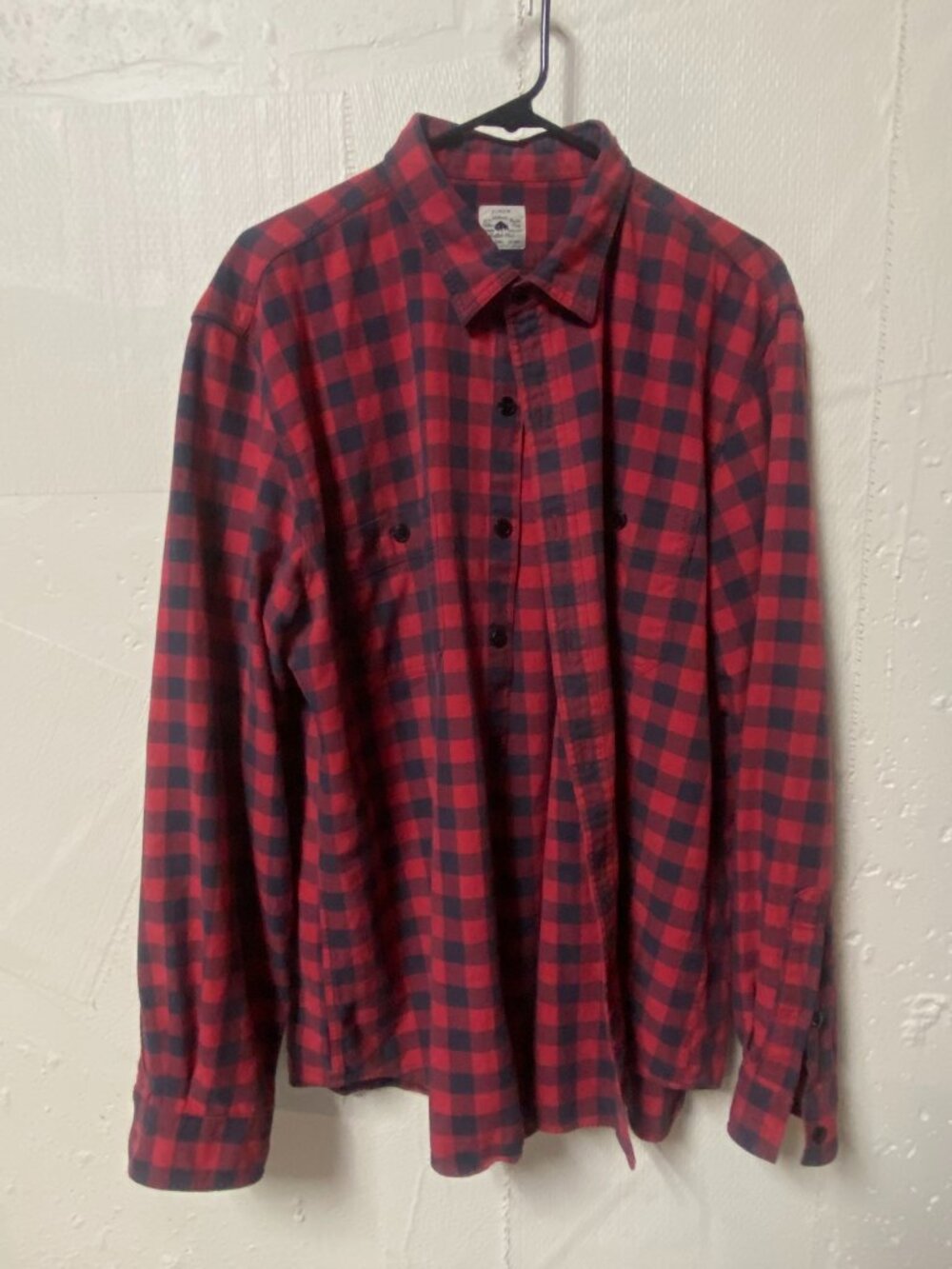 J. Crew Authentic Buffalo Plaid, Men's Size XL - C000116